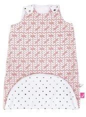 MOTHERHOOD Śpiwór 2w1 ZIP-A-Round Beżowy Muślin Różowy Classics 3-18m 0,5 tog