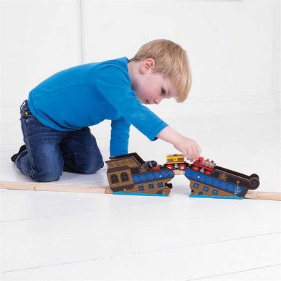 Bigjigs Rail Most wrak statku