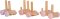 small foot Aufsteck-Holzzug rosa
