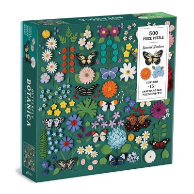 Galison Puzzle Schmetterlings-Botanischer Garten 500 Teile