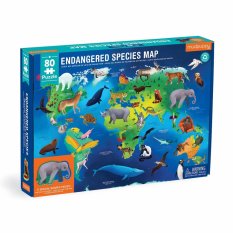 Puzzle Mudpuppy Espèces Menacées du Monde Entier 80 Pièces
