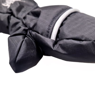 Guanti con pollice Outlast® - nero-ricamo grigio