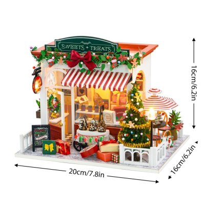 2Kids Toys Miniatură căsuță Cofetărie de Crăciun