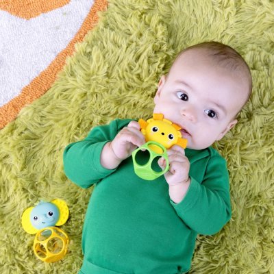 OBALL Spielzeug Oball Beißringe Soother Pals™ Easy-Grasp 2er-Pack 3m+