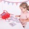 Bigjigs Toys Conjunto de Chá às Bolinhas em Cesto de Piquenique
