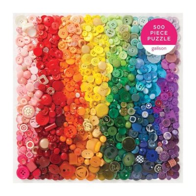 Galison Puzzle Regenbogenknöpfe 500 Teile