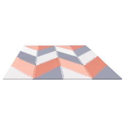 SKIP HOP Puzzleschaum grau-orange 72 Teile, 10m+