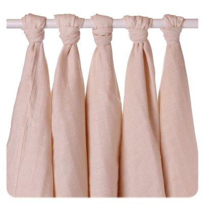 KIKKO Babywindeln aus Bio-Baumwolle Old Times 70x70 (5 Stück) – natur