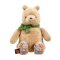 Rainbow Plüsch Winnie Puuh mit grüner Schleife 22 cm
