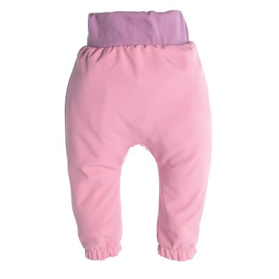 Pantaloni softshell pentru copii cu membrană Monkey Mum® - Vată de zahăr
