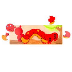 Bigjigs Toys Puzzle gusjenica za brojanje