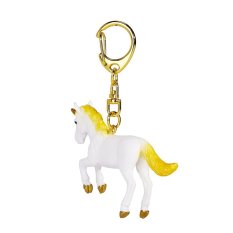 Mojo Schlüsselanhänger Einhorn beim Sprung gelb
