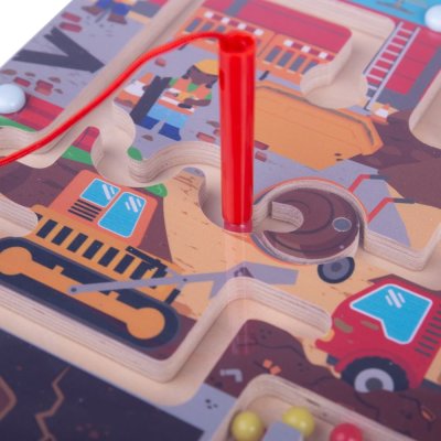 Bigjigs Toys Labirinto Magnético - Construção