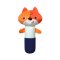 BABYONO Pfeifspielzeug Fox Monday ab 3 Monaten