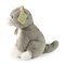 Rappa Plush cat sitting grey 23 cm SOFT COLLECTION, ECO-FRIENDLY