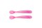 CHICCO Löffel Silikon 2 Stück rosa 6m+