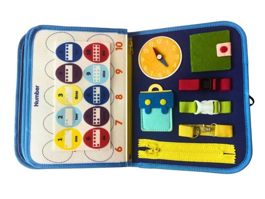 2Kids Toys Senzorična busy knjiga Dinozavri 2