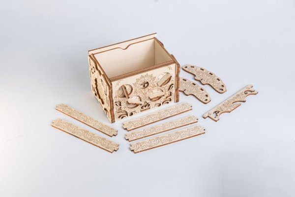 EscapeWelt Drewniane Puzzle 3D Secret Treasure Box