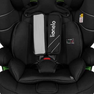 LIONELO Bilbarnstol Levi One i-Size (76-150 cm) Black Carbon