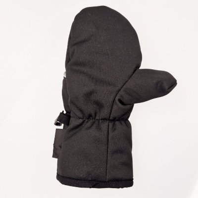 Guanti con pollice in softshell STRETCH Outlast® - nero-ricamo grigio