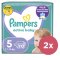 2x PAMPERS Active Baby 5 (11-16 kg) 110 Stück MEGA PACK - Wegwerfwindeln