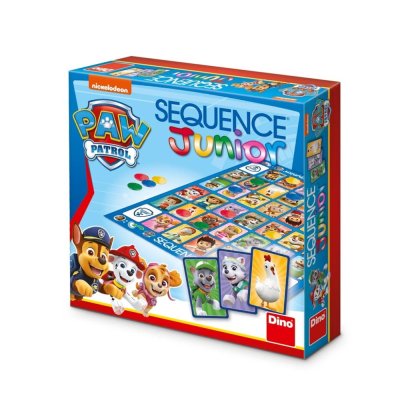 Dino Családi társasjáték Sequence Junior Mancs Őrjárat