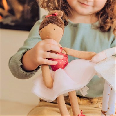 Doudou Jolijou Punčka balerina Isadora 35 cm