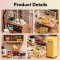 Puzzle 3D en bois RoboTime Miniature Maison de poupée Cuisine Happy Meals