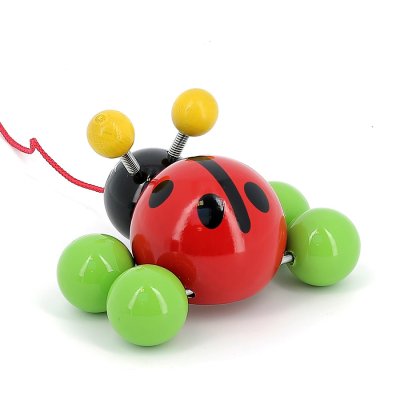Vilac Wooden Pull-Along Ladybug