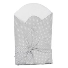 EKO Swaddle s kokosovim vložkom Sive pike