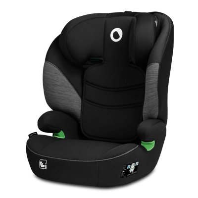 LIONELO Bilbarnstol Lars i-Size (100-150 cm) Black Grey
