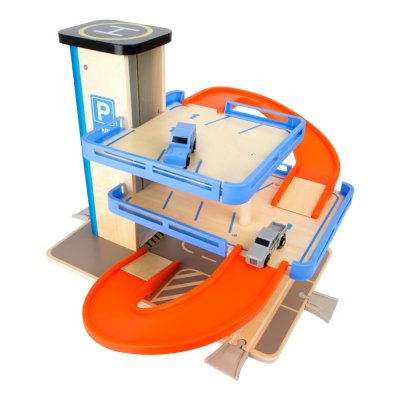 small foot Wooden Multi-Storey Garage with Lift