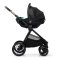KINDERKRAFT Kombinirani voziček Nea 2 2v1 Midnigth Black