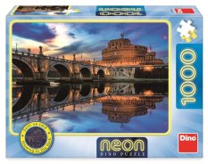 Dino Puzzle néon Château Angélique 1000 pièces