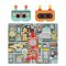 Petit Collage Puzzle robôs 100 peças com óculos 3D