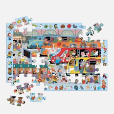 Puzzle Mudpuppy Gare 64 pièces