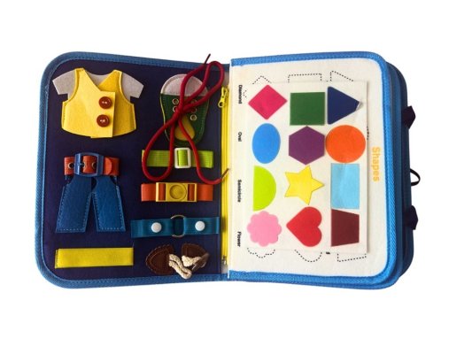 2Kids Toys Senzorična busy knjiga Dinozavri 2