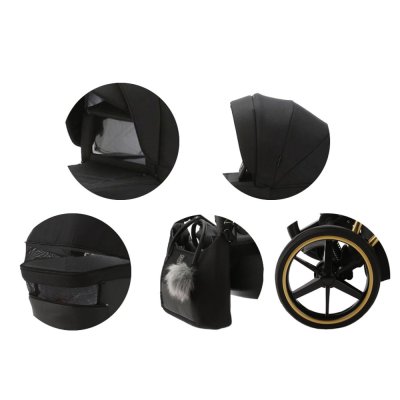 ADAMEX Wózek wielofunkcyjny Belissa Special Edition Beige/Gold