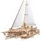 Ugears 3D Holzmechanik Puzzle Segelboot Merihobus (Trimaran)