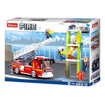 Sluban Pompiers M38-B0966 Camion avec échelle télescopique