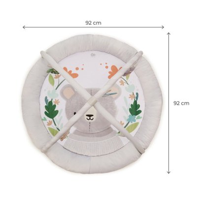KINDERKRAFT Speelkleed met speelboog Cozyplay Lichtgrijs