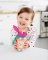 SKIP HOP Zoo Wasserflasche mit Strohhalm Edelstahl Lama 12m+
