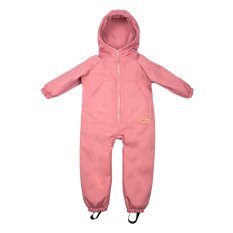 Monkey Mum® Baby Softshell Winter Jumpsuit with Sherpa - Pink Lamb - sizes 98/104, 110/116