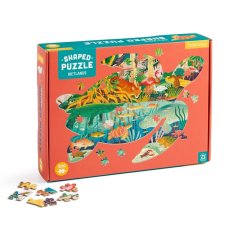 Mudpuppy Puzzel Moerassen Schildpad Vorm 300 stukjes