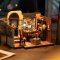 RoboTime Drewniane puzzle 3D Miniatura Domku Biuro prywatnego detektywa