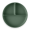 PETITE&MARS Take&Match Misty Green round silicone dividing plate 6m+