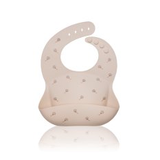 PETITE&MARS Bib silicon Sam Beige Papadie