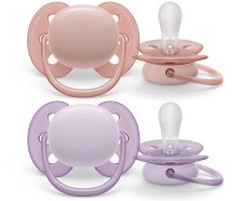 Philips AVENT Schnuller Ultrasoft Premium neutral 0-6m Mädchen, 2 Stk