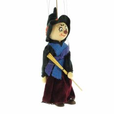 Große Holzpuppen - Hexe