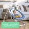 INGENUITY Baloiço com movimento e música Chambray 0m+, até 9 kg